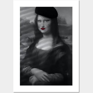 Gioconda - Mona Lisa instagram filters - Noir Posters and Art